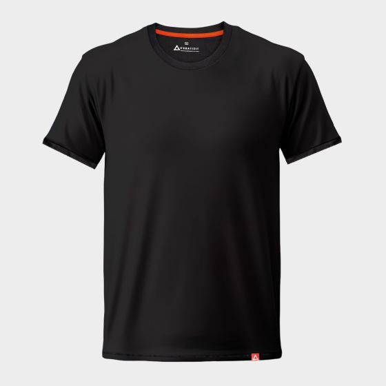 T-Shirt schwarz blanko
