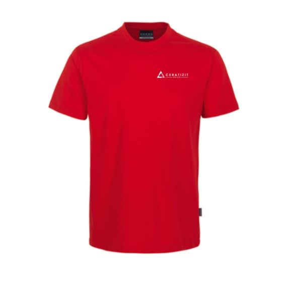 Herren T-Shirt rot/weiß/grau/schwarz